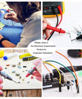 Collage of 600Pcs One Quarter Watt 30 Value 1% Precision Metal Film Resistor Kit Set used in electronics projects