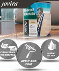 Heavy Duty Water Based Marine Varnish Shields Coastal Wood And Yachts From Salty Air While Delivering Hella Durable Scratch Protection With An Elegant Matte Look That Truly Stands Out, Colorless can and application steps.
