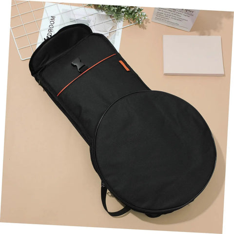 Heavy Duty Black Drum Bag Made For Open Road Rhythms Features Tough Oxford Fabric to protect practice pads and snare gear.