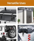 8 Piece Toggle Latch Set With Adjustable Cabinet Lever Handles For Secure Closures on smoker box, shed, jeep bumper, tool box