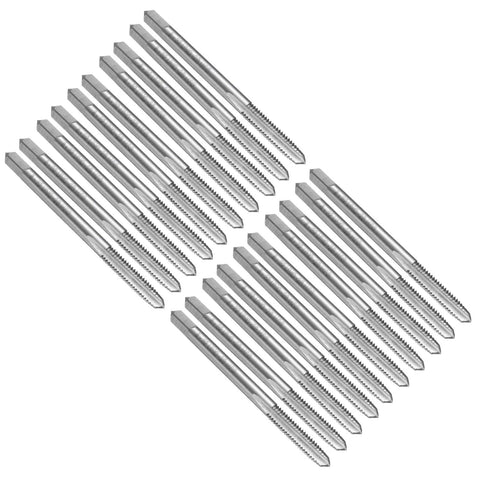 20 Piece Straight Flute Thread Tap Set For 8 32 UNC Right Hand Threading In High Speed Steel HSS 6542 Taps Built For Pro Grade Fast Durable Threading On Milling Machines And DIY Projects.