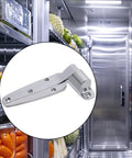 Heavy Duty Freezer Door Hinge With Smooth Swing Brushed Finish For Commercial Cold Storage And Barn Walk In Coolers in stainless steel.