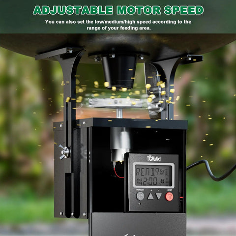 Digital Timer For Game Feeder And Deer Feeder Kit With Six Volt Or Twelve Volt Power, Eight Feeding Programs, adjustable motor