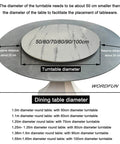 Solid 39 Inch Round Wooden Lazy Susan Rotating Serving Tray With Smooth Swivel Base And Super Grippy Non Slip Bottom dimensions shown.