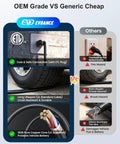 Comparison image of OEM Grade vs Generic Cheap EV chargers showcasing ETL plug safety and durability features.