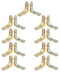 20-pack Heavy Duty Beefy Right Angle Corner Braces Set Of 20 With Counterbore Mounting Holes Rust Resistant Iron Construction