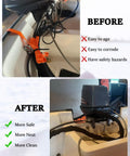 Comparison of boat cables before and after using 48 Inch Zippered Rigging Sleeve For Boats And Trolling Motors Heavy Duty 600D Waterproof Marine Cable Jacket