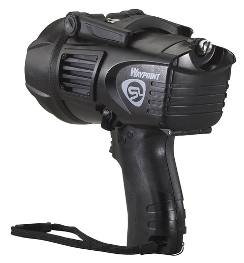 Waypoint 550 Lumen LED Pistol Grip Spotlight With 12V DC Power Cord Three Modes High Low Emergency Signal Long Range Beam