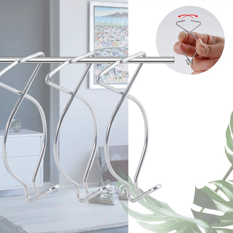 20 Pairs Drop Ceiling Hooks Heavy Duty Aluminum T Bar Hooks for Classrooms and Offices White Ideal for Hanging Plants
