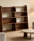 47-Inch Foldable Bookshelf With Three Convertible Layouts A Space Saving Modular Wood Organizer For Bedroom Or Office Build A Vertical Nightstand
