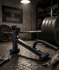 Heavy Duty Barbell Plate Lifter And Plate Change Jack For Quick Easy Weight Room Changes With A Secure Grip Curved Handle