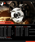 Front Wheel Bearing And Hub Assembly 5-Lug Direct Fit Compatible With Hyundai Sonata 2015-2019, Tucson 2016-2021 close-up view