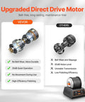 Comparison of direct drive motor in Dope Rock Tumbler Machine With 4 Lb Capacity, Direct Drive Motor For Silent, Belt Free Operation
