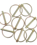 Heavy Duty Lynch Pin Kit 8 Pack Galvanized Locking Pins For Quick Release Applications Built Tough As Nails Durable And Sturdy Design For Farm Trailers Trucks Mowers And Heavy Machinery, 8 galvanized pins