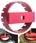 Red Volvo Fuel Pump Lock Ring Socket Tool That Lets You Remove And Install Left And Right Retaining Nuts For S60 2001 2009 S80 1999 2006