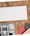 Pro Grade Tile Wedges And Spacers Kit For Quick Ceramic Tile Leveling Reusable PE Material Spacers For Porcelain Or Ceramic Tiles No Fuss Install In Kitchen Bathroom Living Room Projects 10000pcs shown with tiles and tools on a wooden surface.