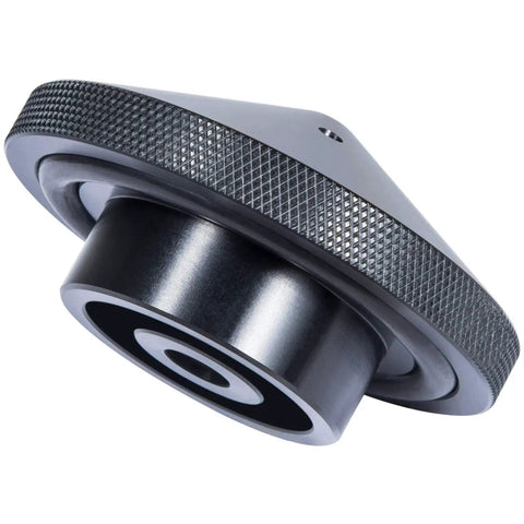 Eliminator Trolling Motor Prop Nut For Minn Kota 35 To 70 Lb Models with Heat Sink Cooling Ports, angled view