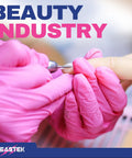 Nitrile Exam Gloves 4 Mil 100 Count Powder-Free Latex-Free Medical And Food Safe Disposable Gloves In Hot Pink Small Size for nail care