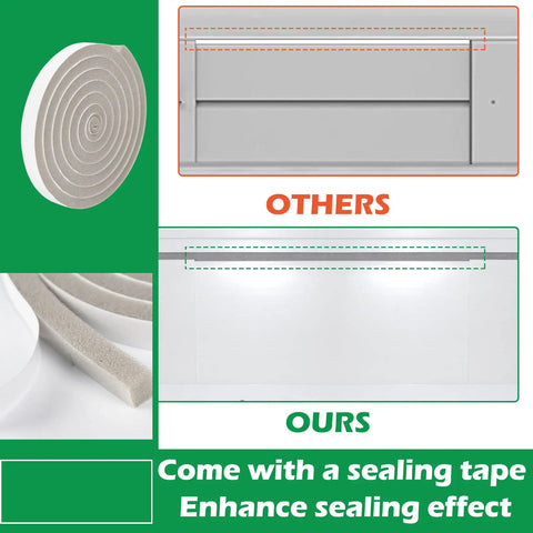 Comparison of Easy Install 4 Inch Dryer Vent Window Kit With Adjustable Seal And Insulated Foam Strip For Sliding Or Hung Windows
