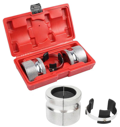 Universal Adjustable Fork Seal Driver Tool For 39mm To 50mm Front Forks Split Design Fork Seal Installer with red case