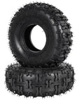 Image of 4.10/3.50-4 4-Ply Off Road Heavy Duty Tire for Lawn Mower Go Kart Handcart Garden Trailer Replacement Wheel 10X3.50-4 All Terrain.
