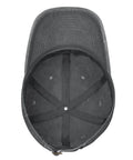 Interior view of Denim Baseball Cap With Adjustable Metal Buckle, showing breathable 100% cotton and classic retro trucker sun hat design.