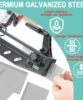 Heavy Duty 15000 Pack 18 Gauge Brad Nails 2 Inch Electro Galvanized Steel showing nail gun with premium steel brad nails for woodworking.