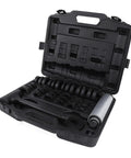 Pro Grade 37 Piece Seal Bearing Installation Kit For Oil Seals And Bearings with tools displayed inside durable storage box