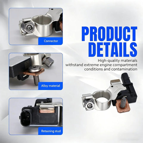 Dead Simple Swap Battery Current Sensor For Cadillac Xt5 Chevy Malibu And Gmc Acadia Fits Oem 13599060 13526054 13545954 close-up of connector and materials