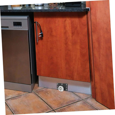 Installed heavy duty roller and track kit showing effortless sliding door upgrade with a heavy duty roller and track kit