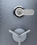 Cabinet Key Lock With Keys For Toolbox And Storage Cabinet Cam Door Latch Durable Silver Iron And Plastic Quick Lock Design