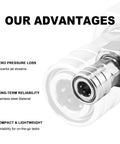 Garden Hose To Quarter Inch Quick Connect Adapter From Three Quarter Inch GHT To Quick Connect For Pressure Washer Stainless Steel Easy Install