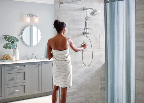 Shower Only System With Rain Showerhead In Chrome Finish Eva Trim Kit For Upgrading Your Bath Valve Not Included But Requires Posi Temp Valve
