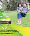 Outdoor Tree Swing Chair For Kids And Adults With Multi Position Comfort Weather Resistant Heavy Duty Metal Frame Easy Mount And Safe Swing Supports Up To 200 Lbs with children enjoy swinging