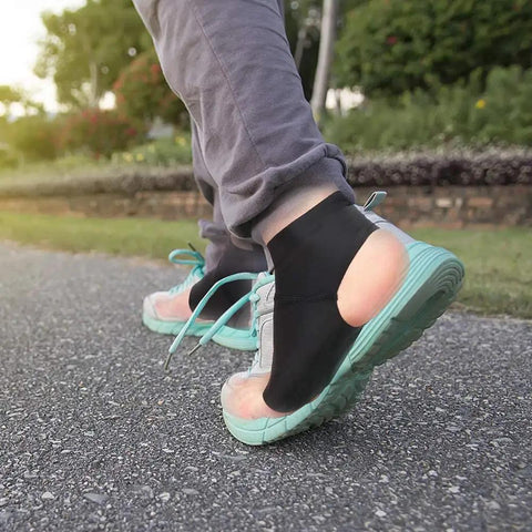 Walking with Arch Support Socks With Gel Pads For Plantar Fasciitis Relief Ankle Arch Sleeve Compression Brace For Flat Feet