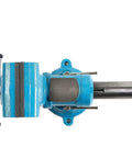 Top view of Beefy Rotating Base and Head Bench Vise 6 Inch, 360 Degree Swivel With Lockable Pin, ductile iron construction