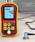 Pro Grade Ultrasonic Thickness Gauge Probe For Metal Testing With Auto Calibration Smart Sensor on wooden surface