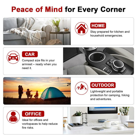 Two Pack Water Based Fire Extinguishers Rated Class A B C K With Heavy Sturdy Wall Mount Bracket For Kitchen Garage Home Safety No Sweat Protection