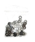 #4 stainless steel washers, 100-pack in a clear bag (Amazon BISS)