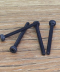 105 Piece M2 x 20mm Socket Head Cap Screws Set With 0.4mm Thread Pitch Black Oxide Finish Fully Threaded 12.9 Grade Alloy Steel Ideal For DIY Projects Rc Electronics And Small Machinery, black socket head screws