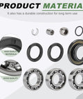 Rear Differential Bearing Seal Kit for Rubicon 500 TRX500FA FGA and Foreman 450 TRX450FE FM and Foreman 400 TRX400FW parts