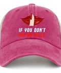 Pink Dont Pay My Bills Trucker Hat For Women And Unisex Style With Adjustable Strap Washed Cotton Dad Hat Lightweight And Comfortable