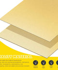 Handy Brass Shim Stock Set Pack Of 10 Strips 1 Inch Wide By 6 Inches Long 0.006 Inch Thick Flexible Brass Sheets product image
