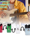 Guitarist using Three Foot Guitar Patch Cables With Quarter Inch TS Right Angle with effects pedals on pedalboard