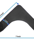 Non Slip Rug Grippers For Every Floor, V Shaped Corner Anti Curling Pads, Reusable Rubber Skid Pads, 7x5x1 inch dimensions