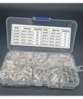 Ultimate 1755 Piece Crimp Terminal Kit With Copper Naked Cord Ends And Wire Connectors For Cables Perfect For 22 To 4 Gage Wiring Projects compact case