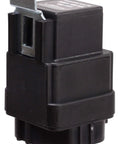 Close-up of Weatherproof Automotive Relay And Socket Kit for Off Road Lights showing sealed socket and wires.