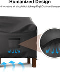 Waterproof Patio Chair Covers 29W x 30D x 36H 2 Pack Heavy Duty Outdoor Lounge Chair Covers with air vent design