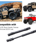 105 To 155mm Steel Center Drive Shaft CVD For OneTenth RC Crawler BeefedUp Upgrade Kit 2Pc Set with RC vehicles