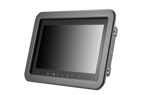 Killer Durability 10 Inch Rugged Touchscreen Monitor With Totally Bombproof Ip67 Seal And Optically Bonded Display, front view.